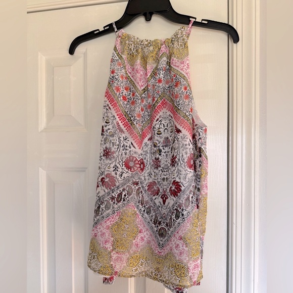 LOFT Multicolor Patterned Halter Top NEW - Picture 2 of 3